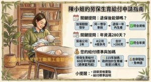 勞保退保生小孩